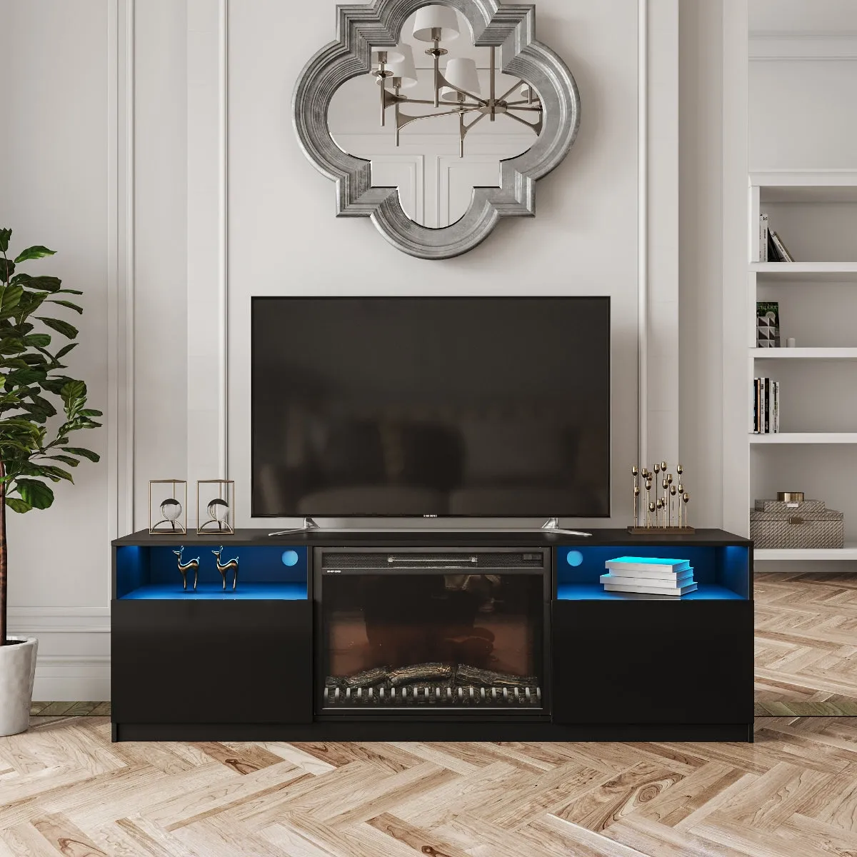 Amari Electric Fireplace TV Stand