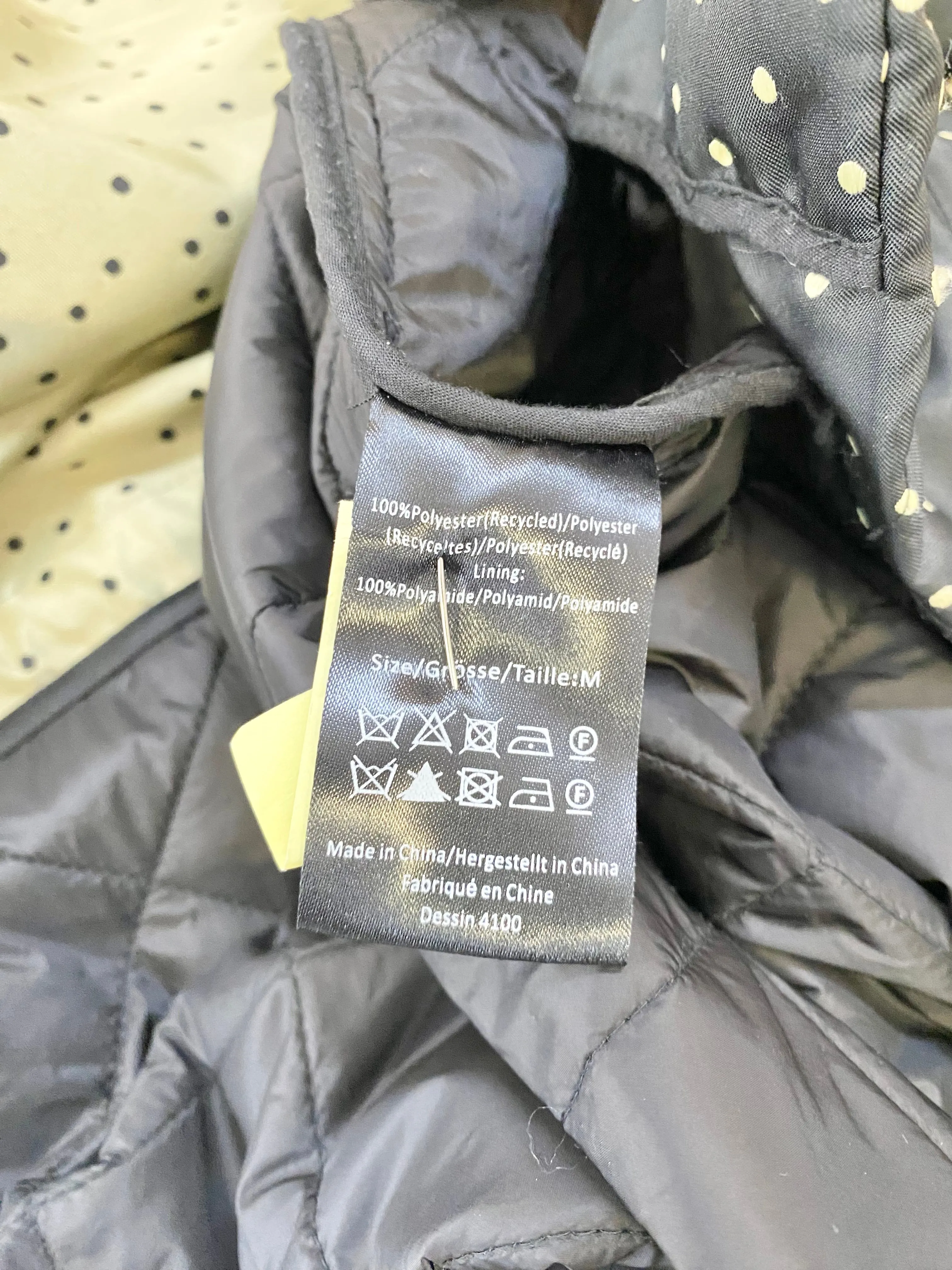 Baum und Pferdgarten Black Quilted Coat - AU12/14/16