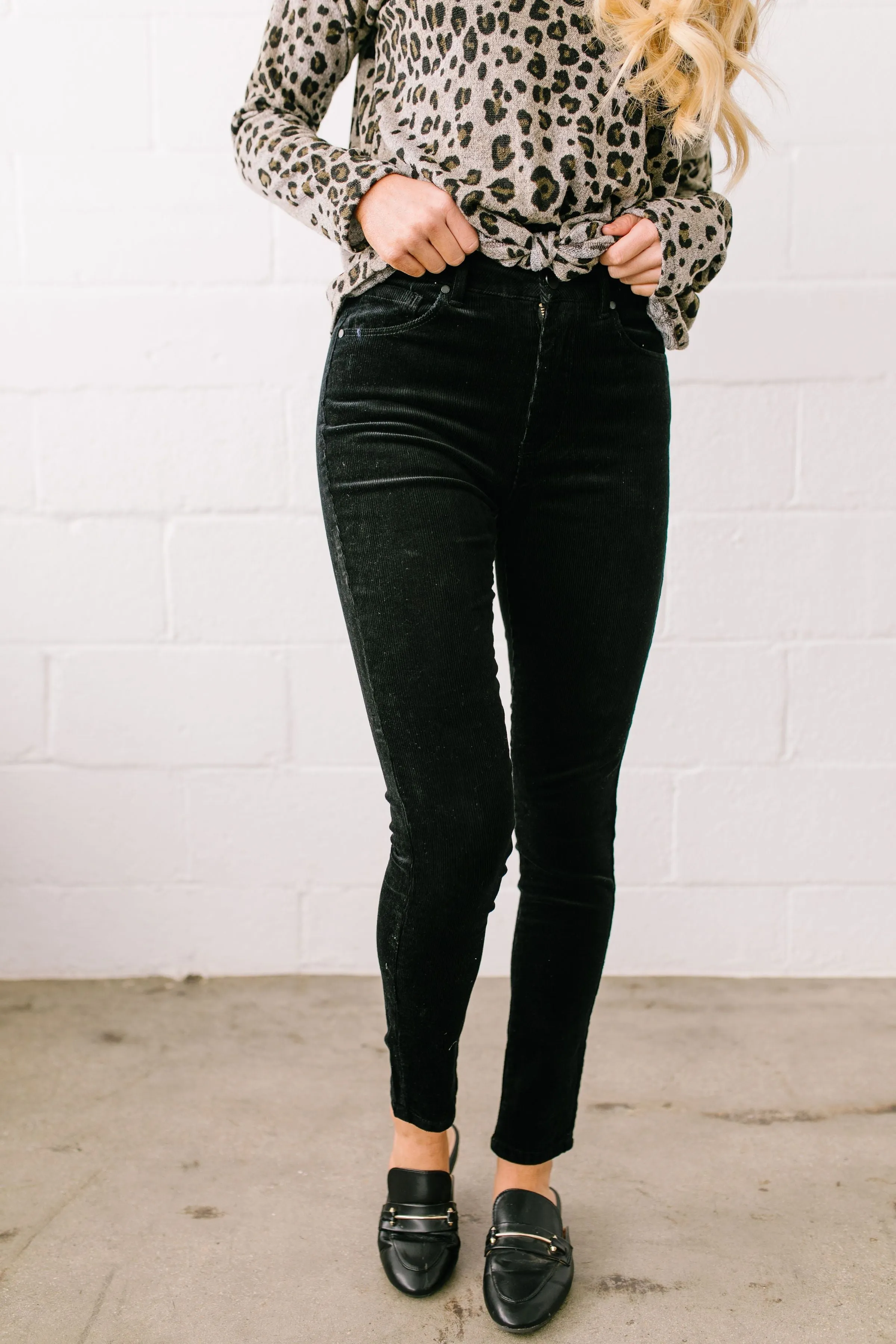 Classic Corduroy Skinny Pants - ALL SALES FINAL
