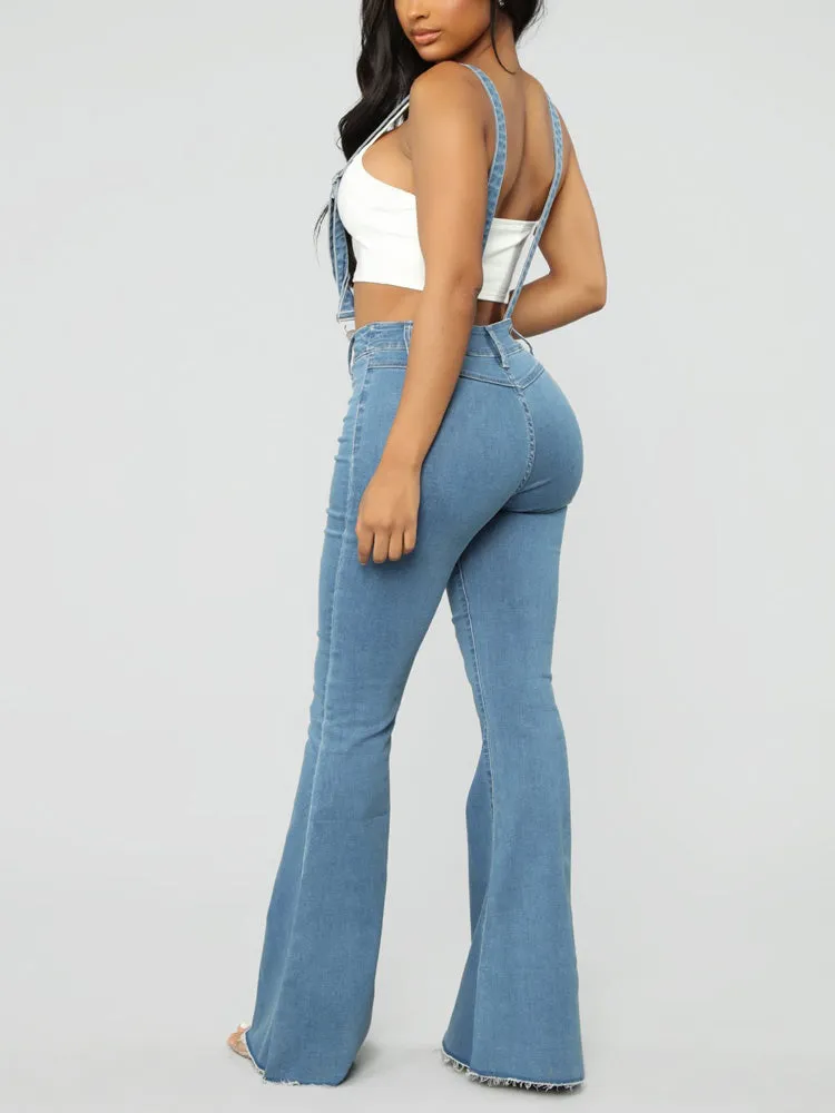 Denim Cutout Graceful Bodycon Mini Dress