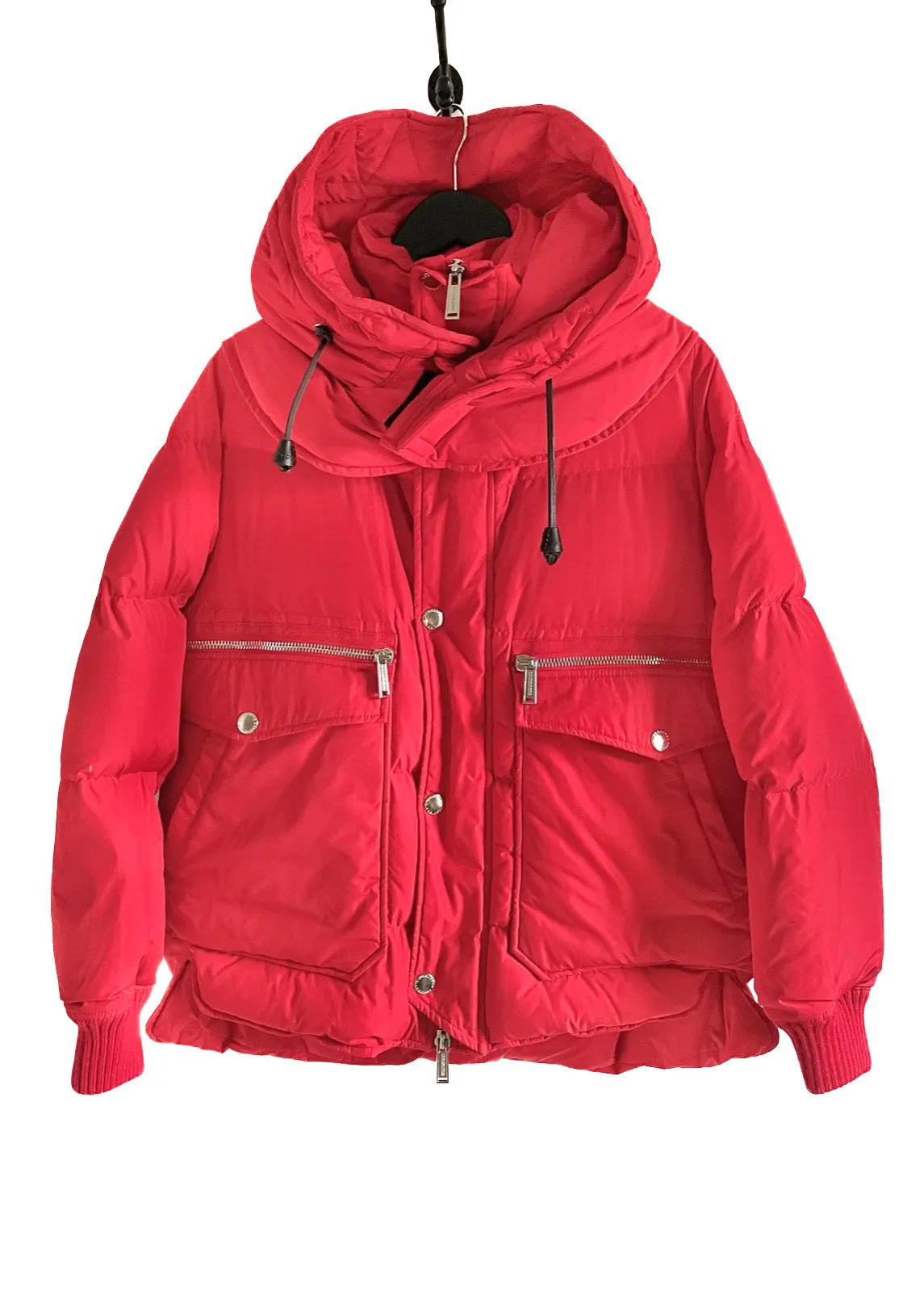 Dsquared2 2017 Red Down Filled Oversized Coat