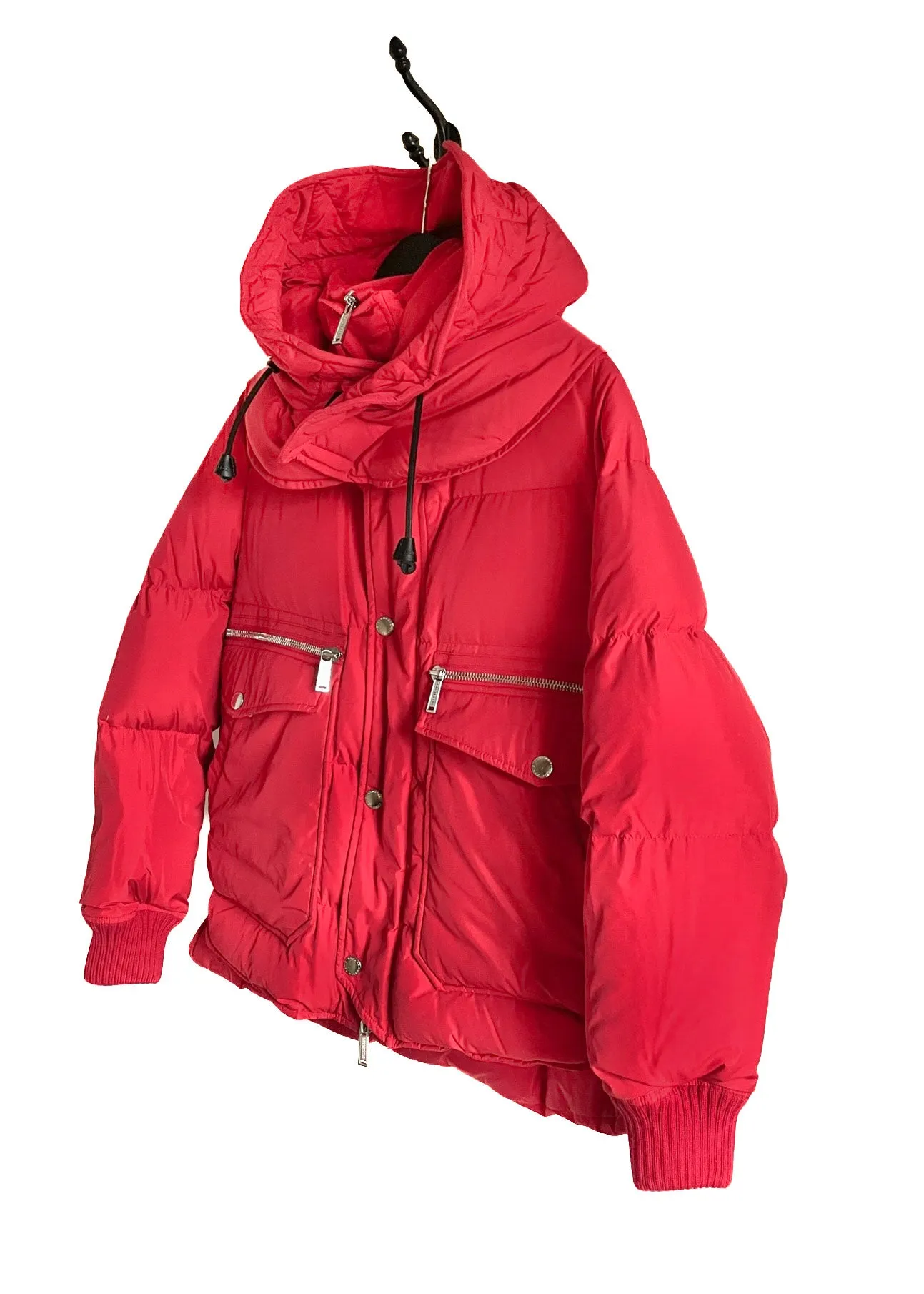 Dsquared2 2017 Red Down Filled Oversized Coat