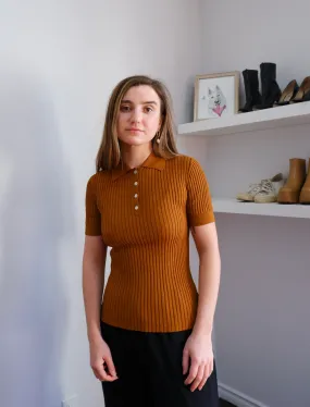 Frank and Oak Ochre Polo - M