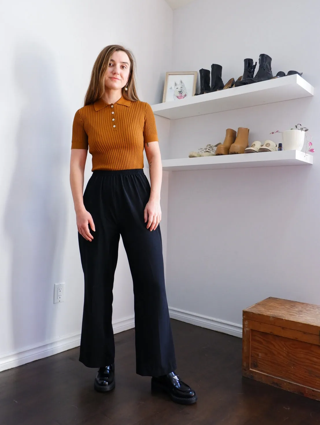 Frank and Oak Ochre Polo - M