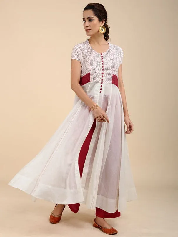 Ivory Princess Line Maxi Kurta
