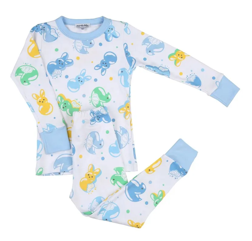 Magnolia Baby Pink Peeps Long Pajamas Set