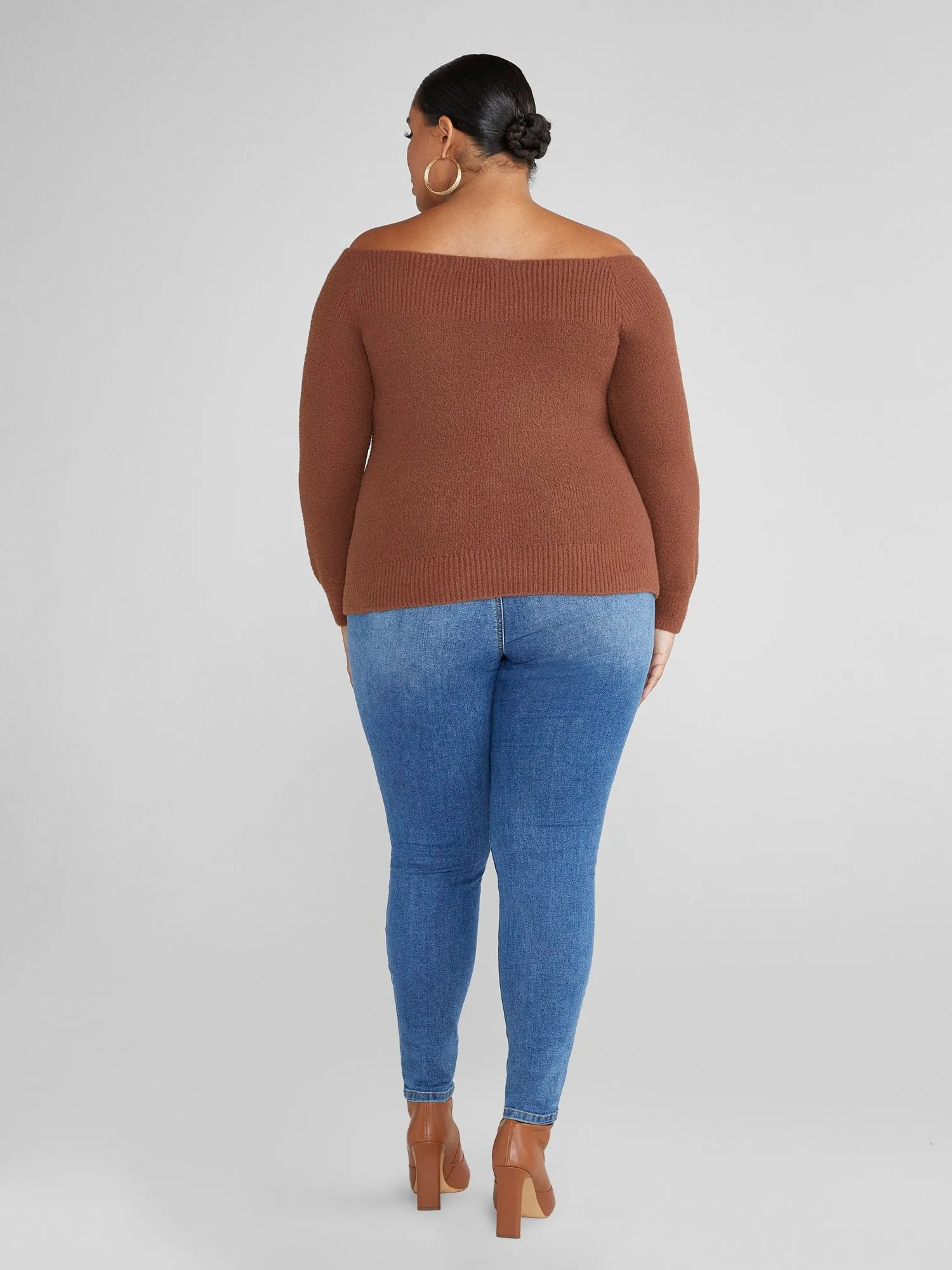 Nora Off-The-Shoulder Pullover Sweater