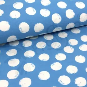 Organic Sweat - Mellow Dots -Light Blue