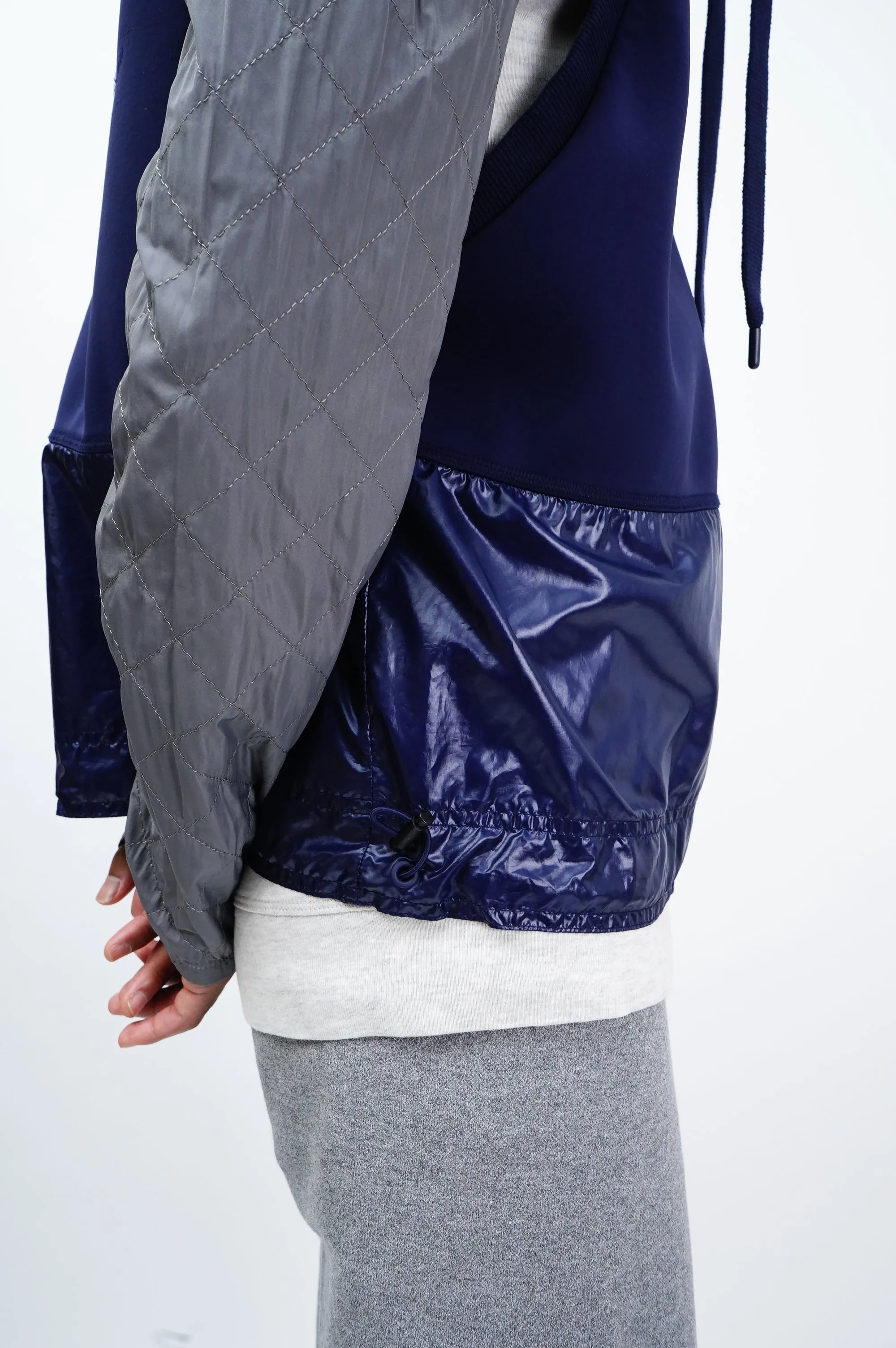 "adidas × Stella mccartney" -Half Zip Pullover Hooded Vest-