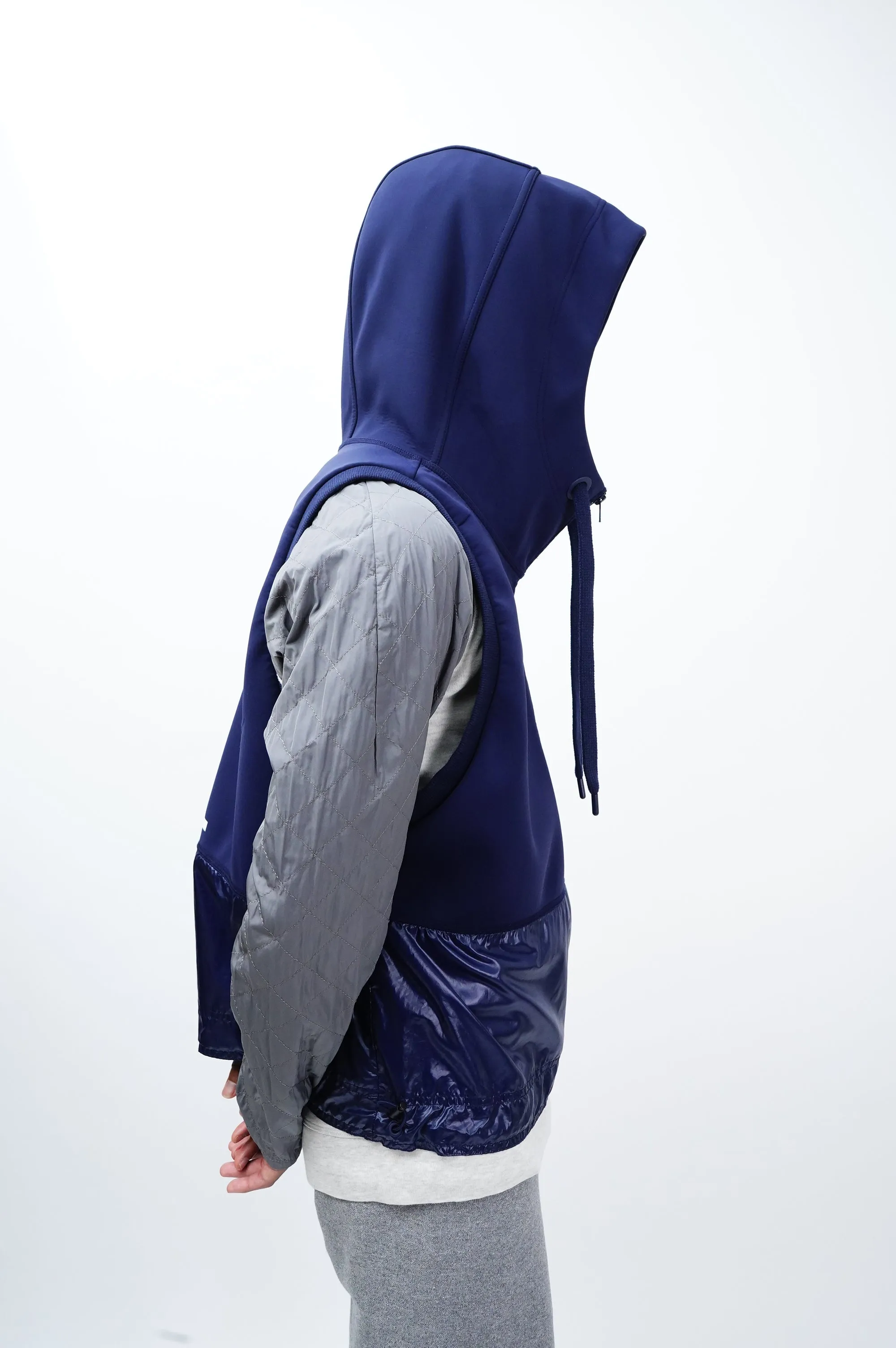 "adidas × Stella mccartney" -Half Zip Pullover Hooded Vest-
