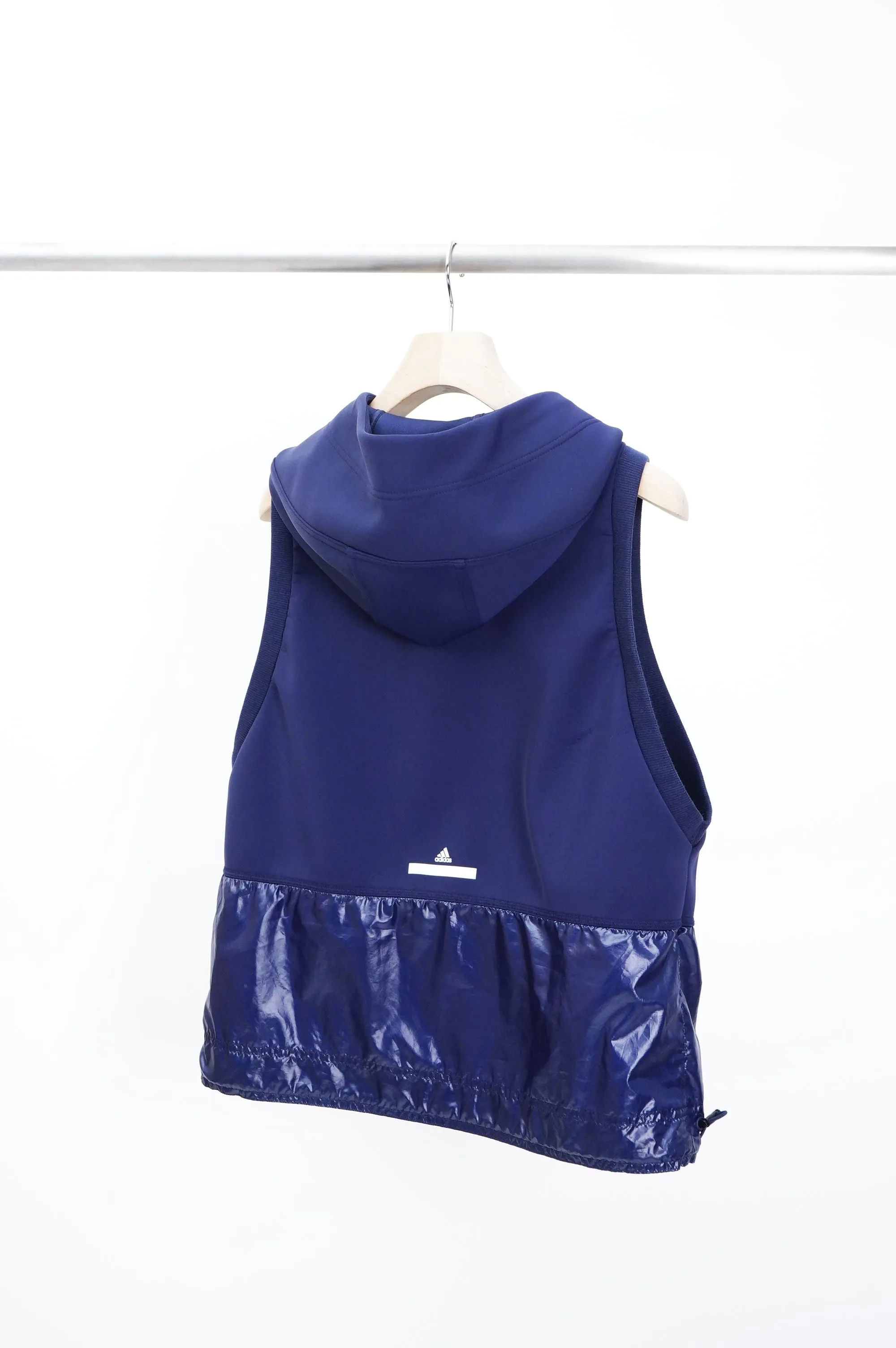 "adidas × Stella mccartney" -Half Zip Pullover Hooded Vest-
