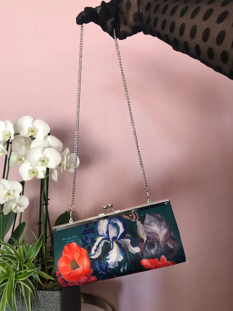 Retro clutch large, Forest