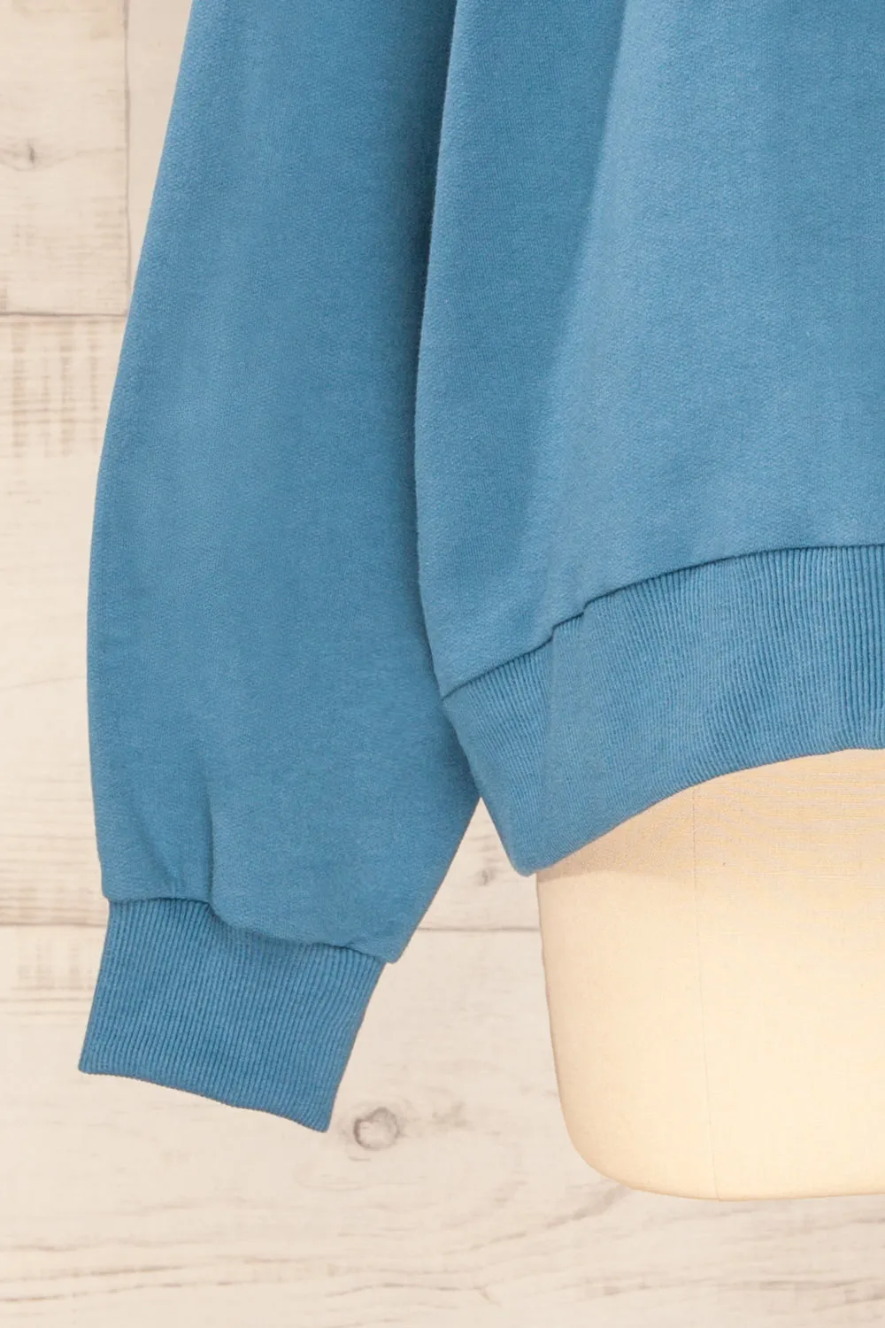 Ruby Crewneck Blue | Oversized Sweater