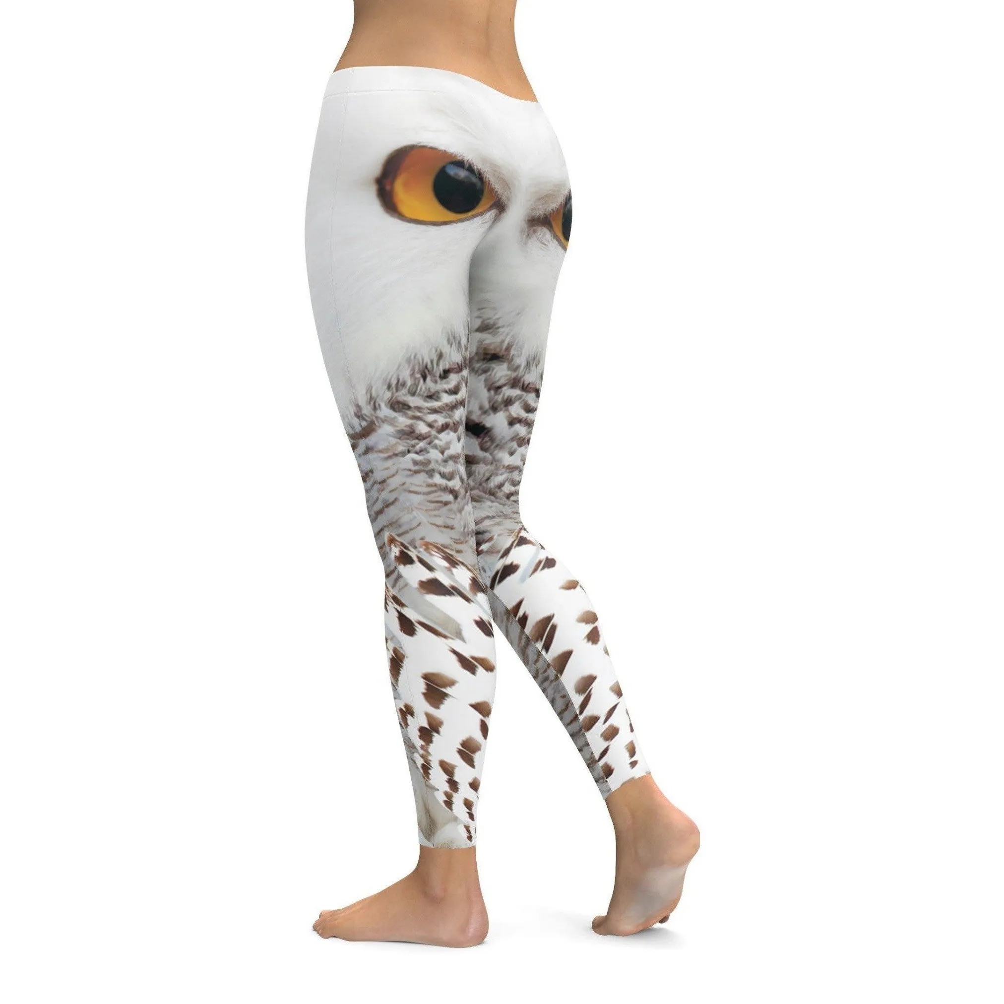 Snowy Owl Eyes Leggings