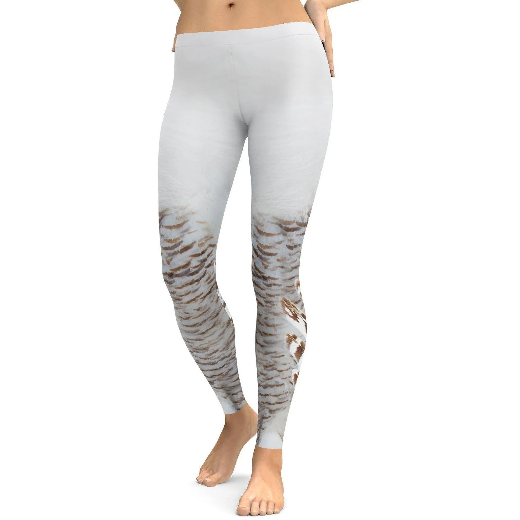 Snowy Owl Eyes Leggings
