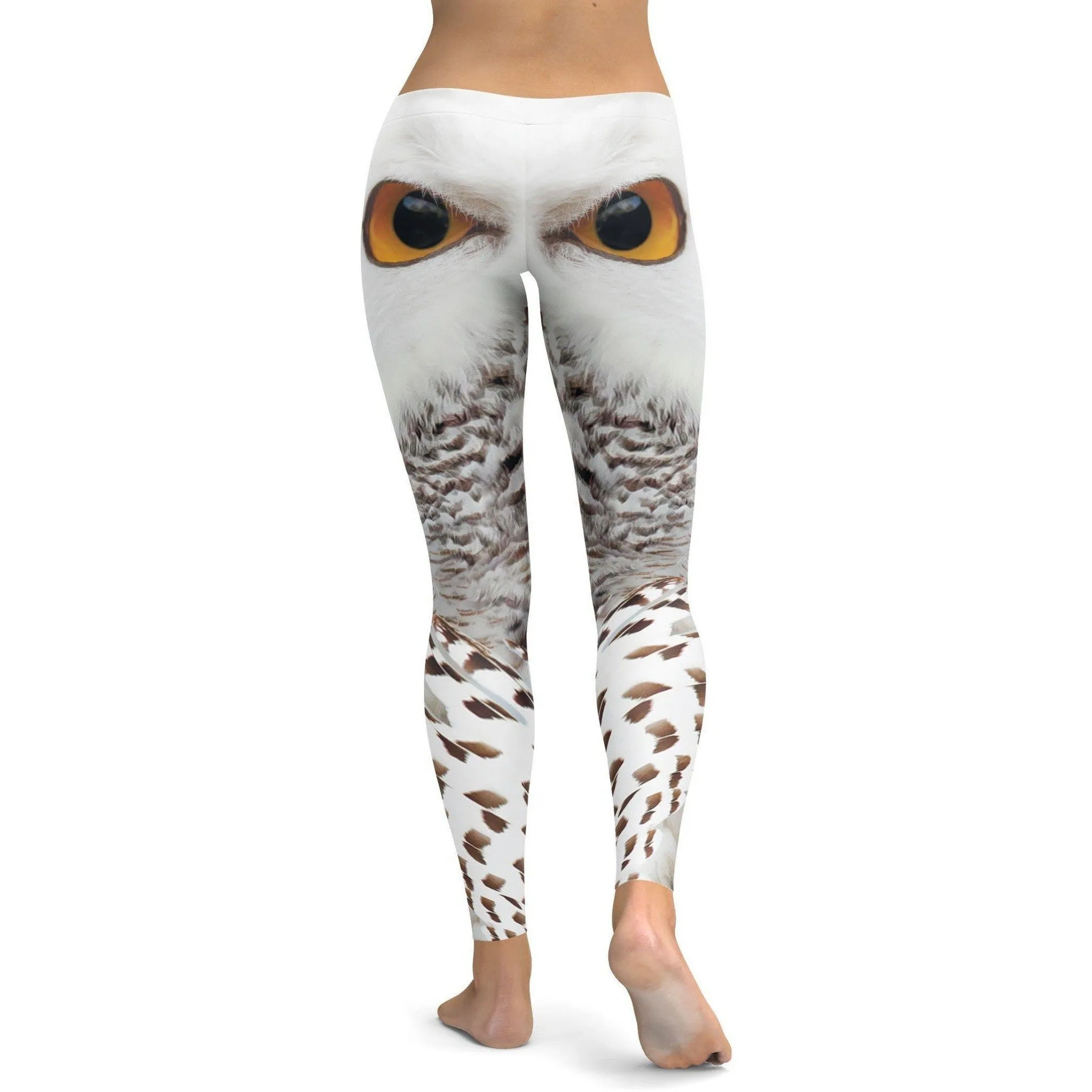 Snowy Owl Eyes Leggings
