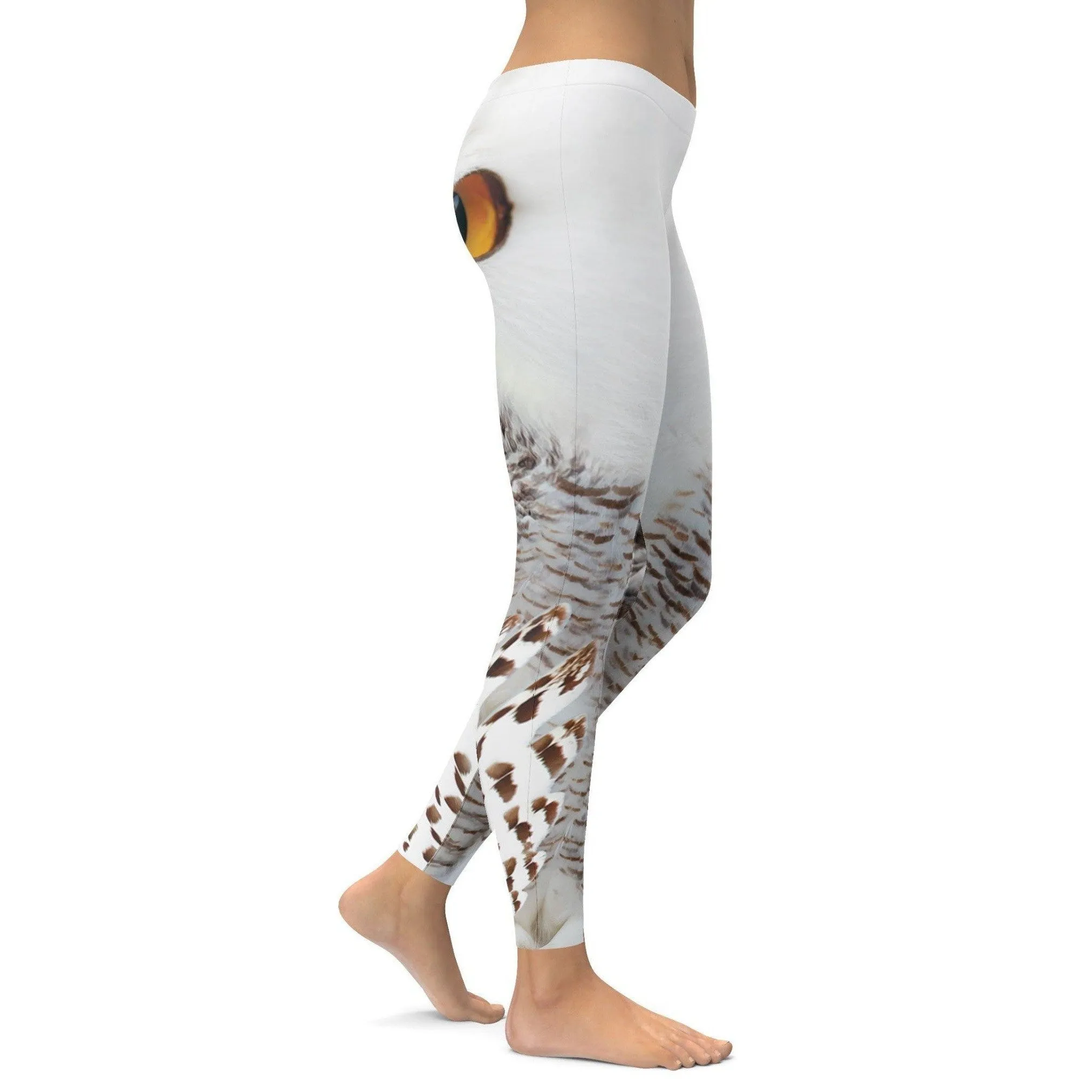 Snowy Owl Eyes Leggings