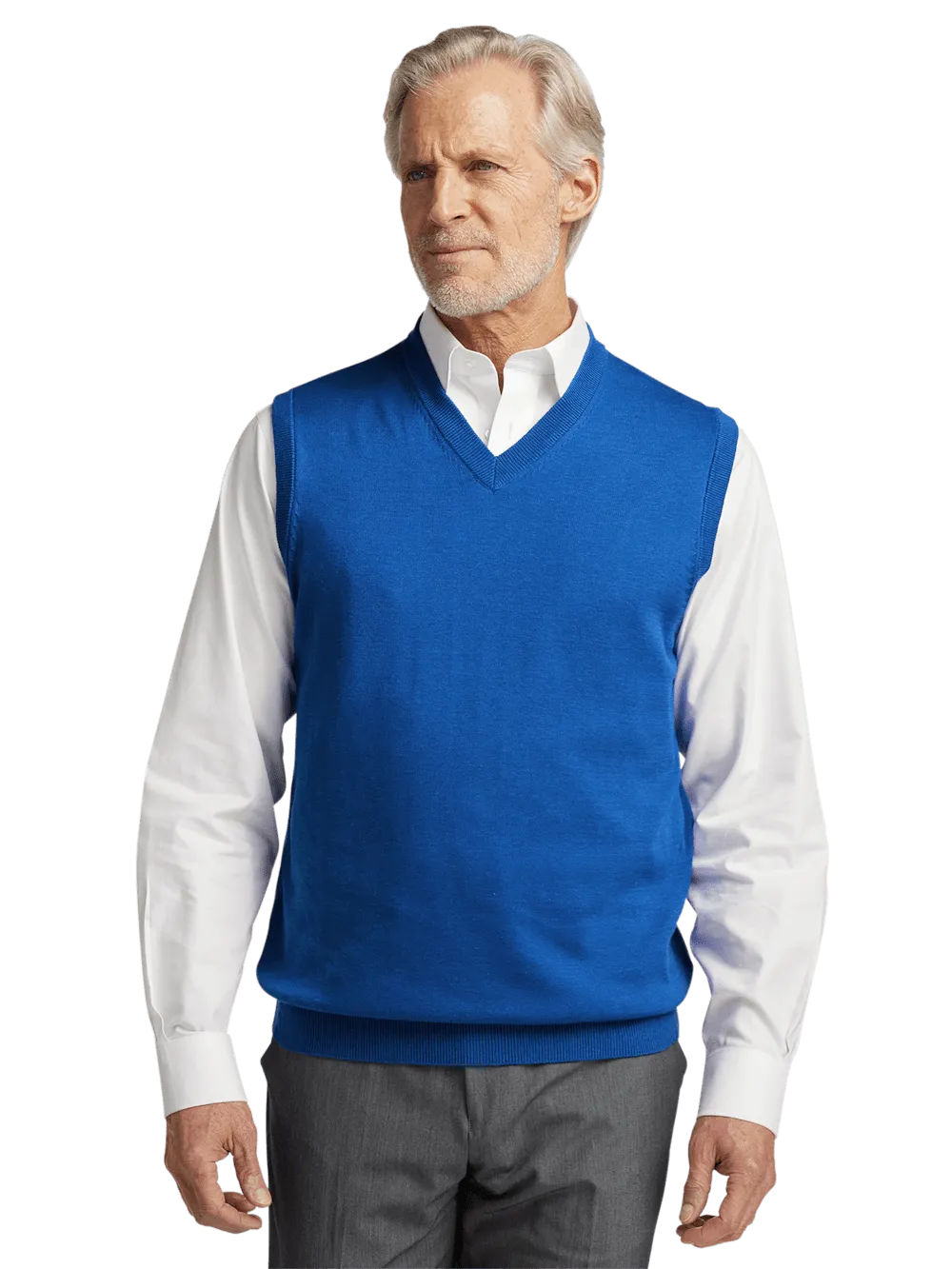 Supima Cotton Vest - Blue