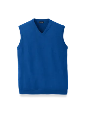 Supima Cotton Vest - Blue