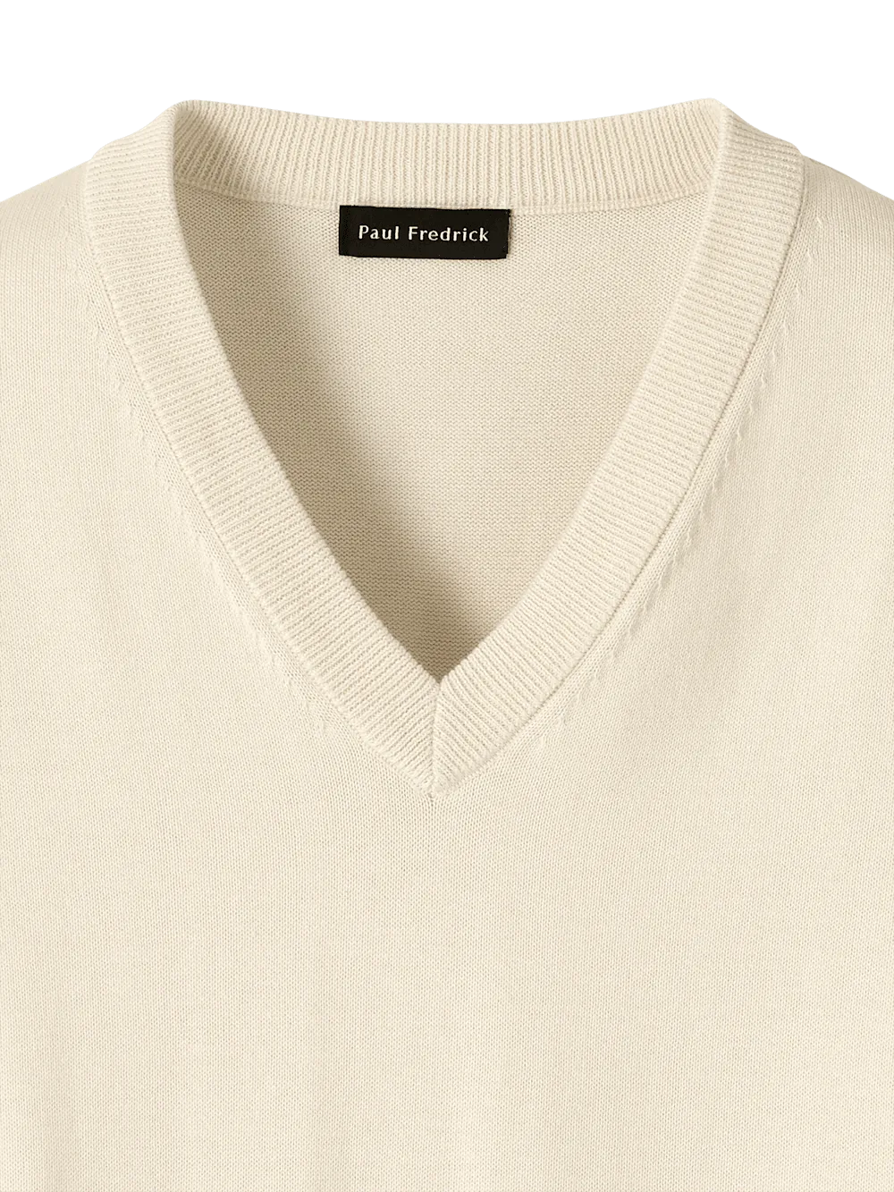Supima Cotton Vest - Ivory