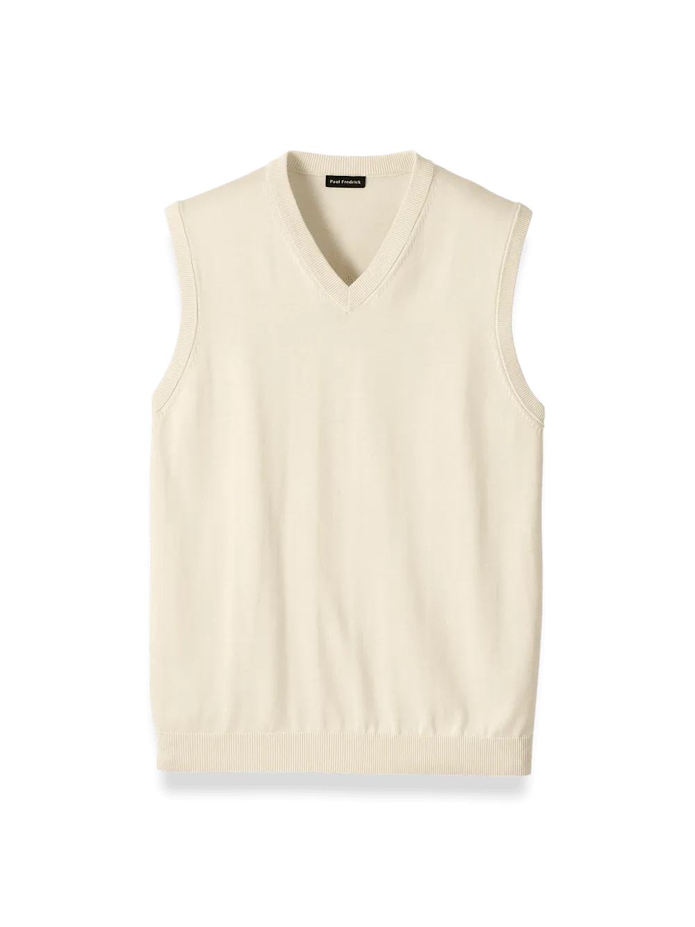 Supima Cotton Vest - Ivory