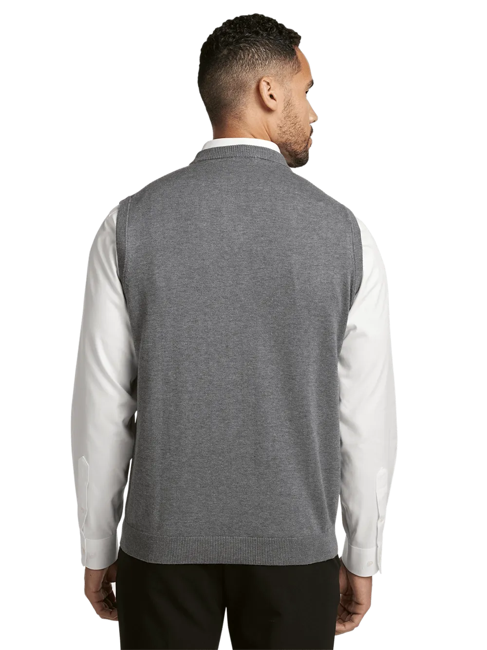 Supima Cotton Vest - Medium Grey