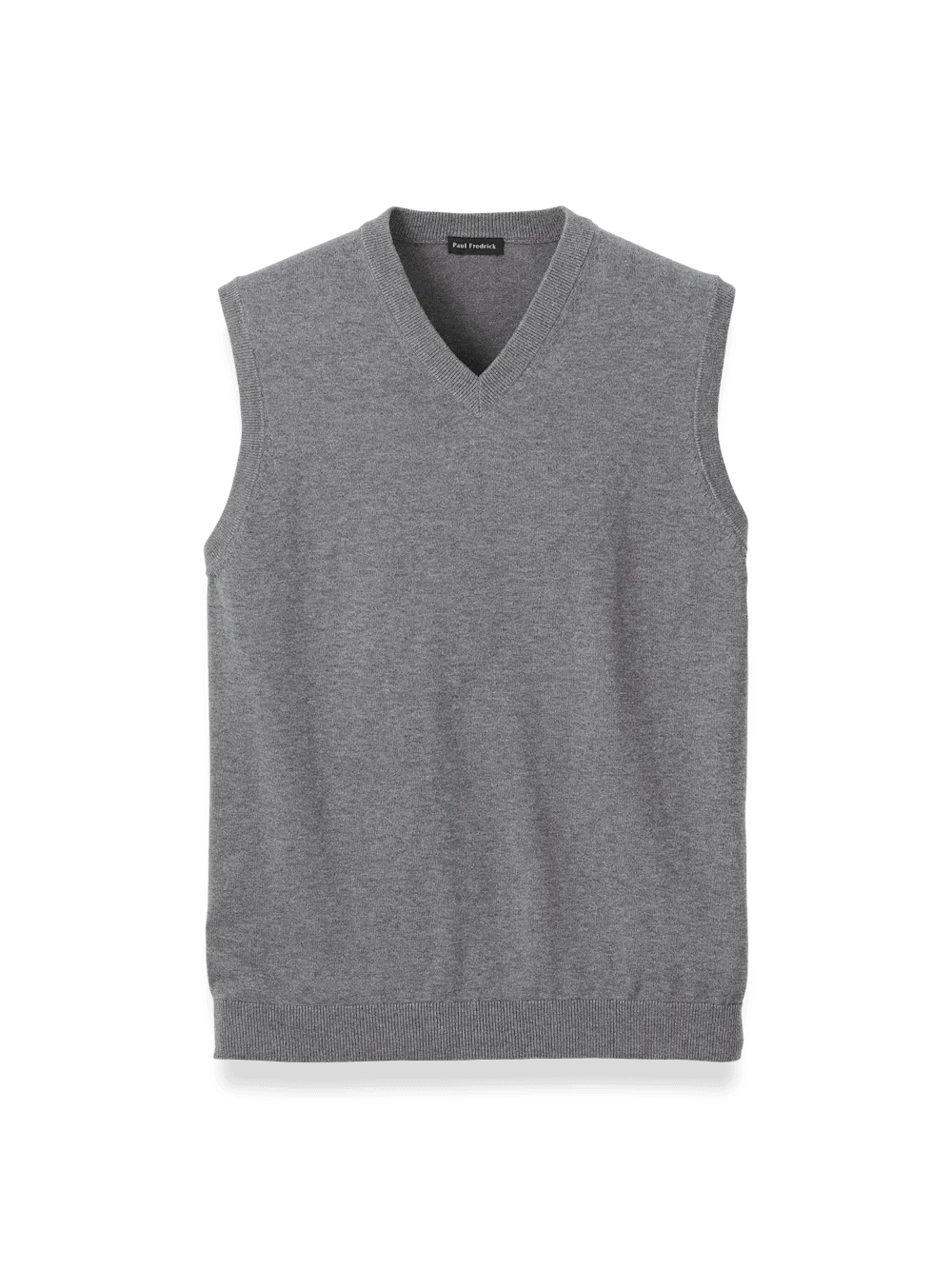 Supima Cotton Vest - Medium Grey