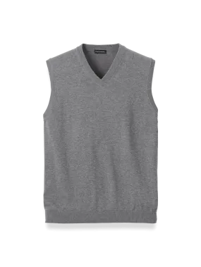 Supima Cotton Vest - Medium Grey