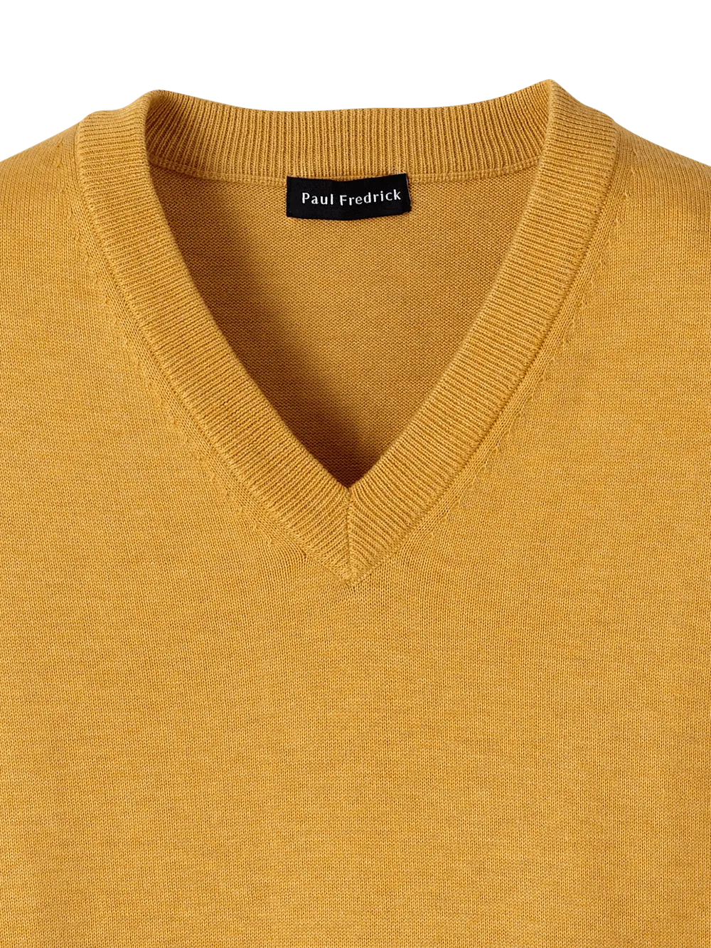 Supima Cotton Vest - Mustard