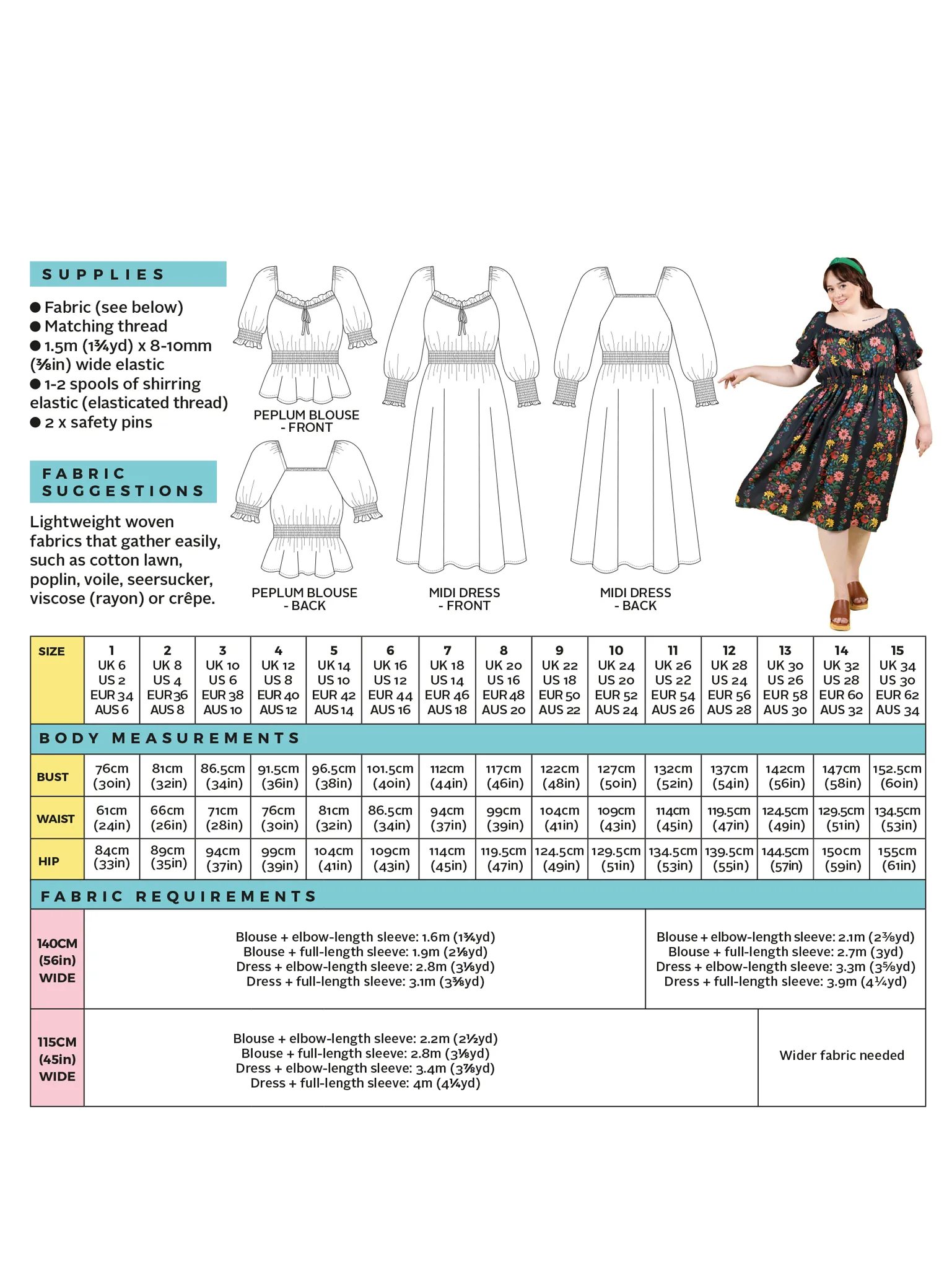 Tilly and the Buttons - Mabel Dress & Blouse