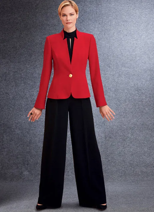 V1741 Misses' Jacket, Top, Dress, Pants and Jumpsuit