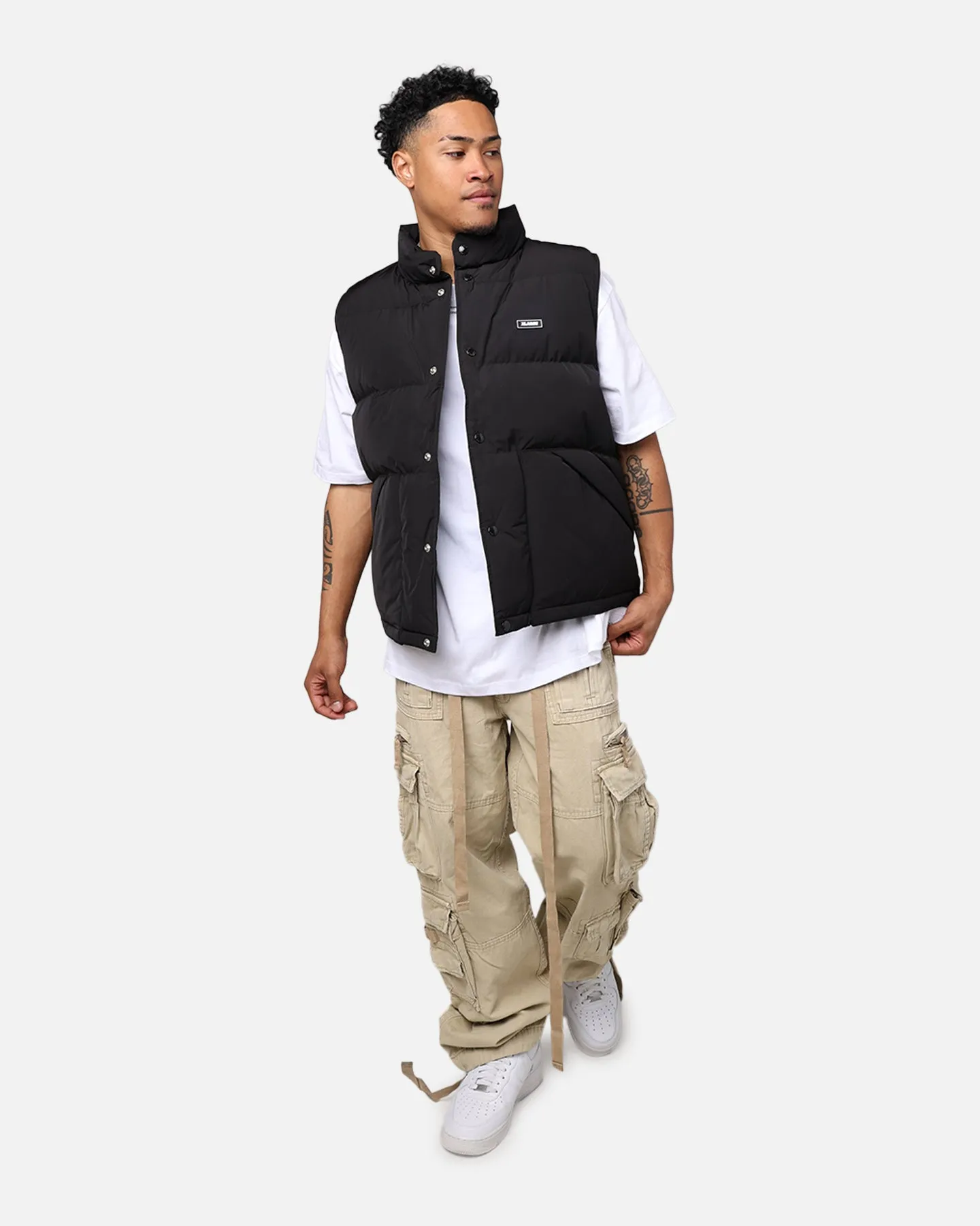 X-Large Down Vest Black